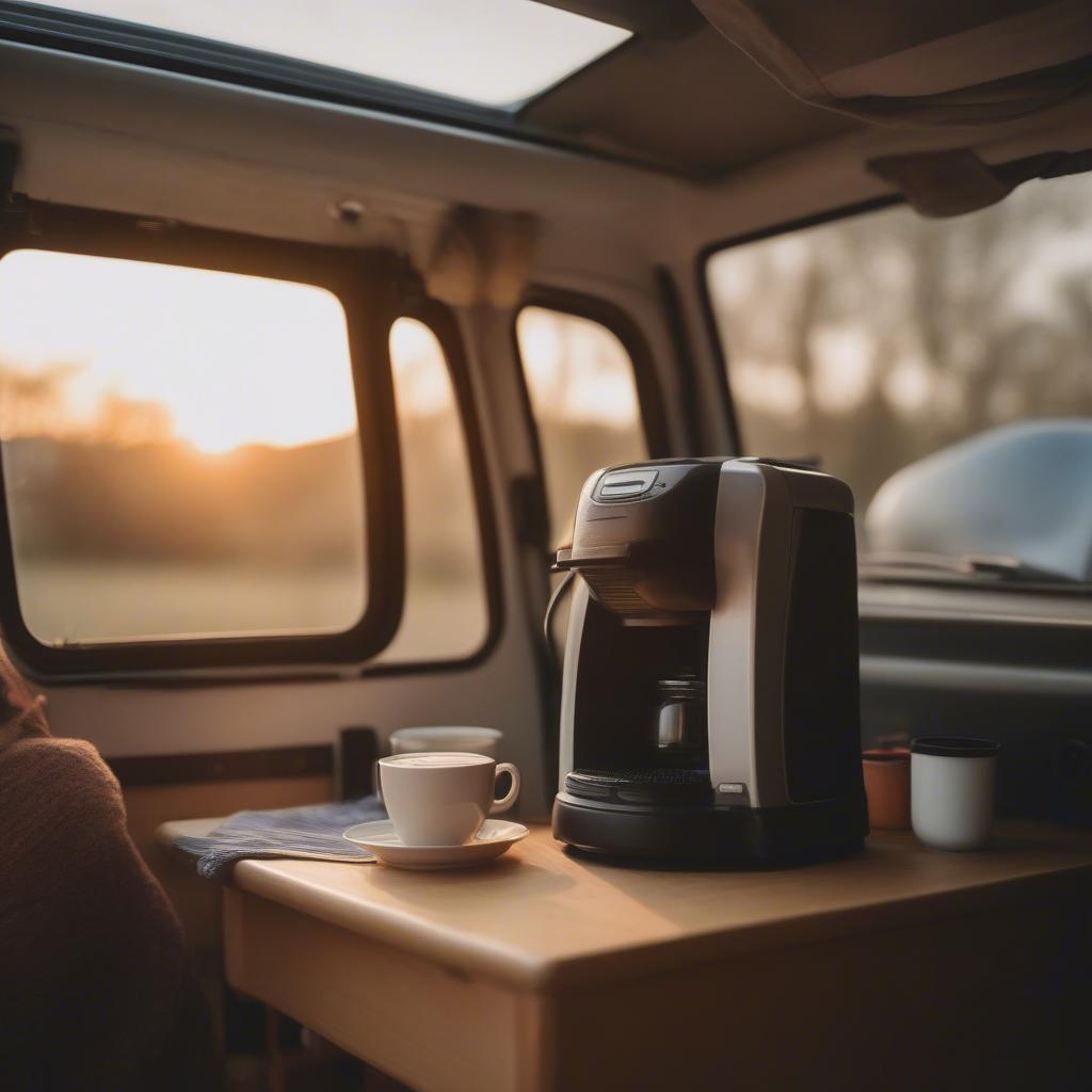 12 Volt Kaffeemaschine im Wohnmobil