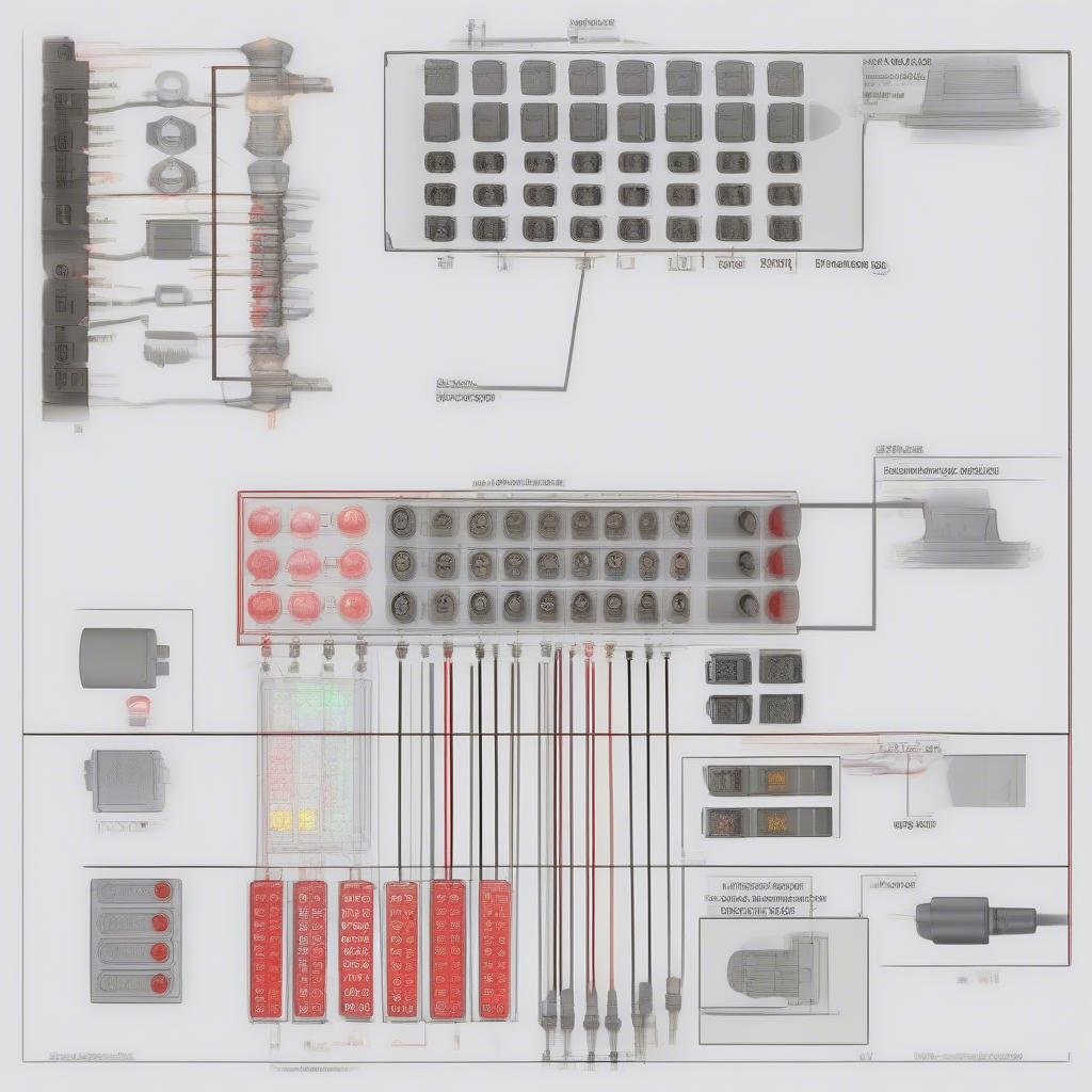 Anschlussdiagramm einer 13-poligen Steckdose