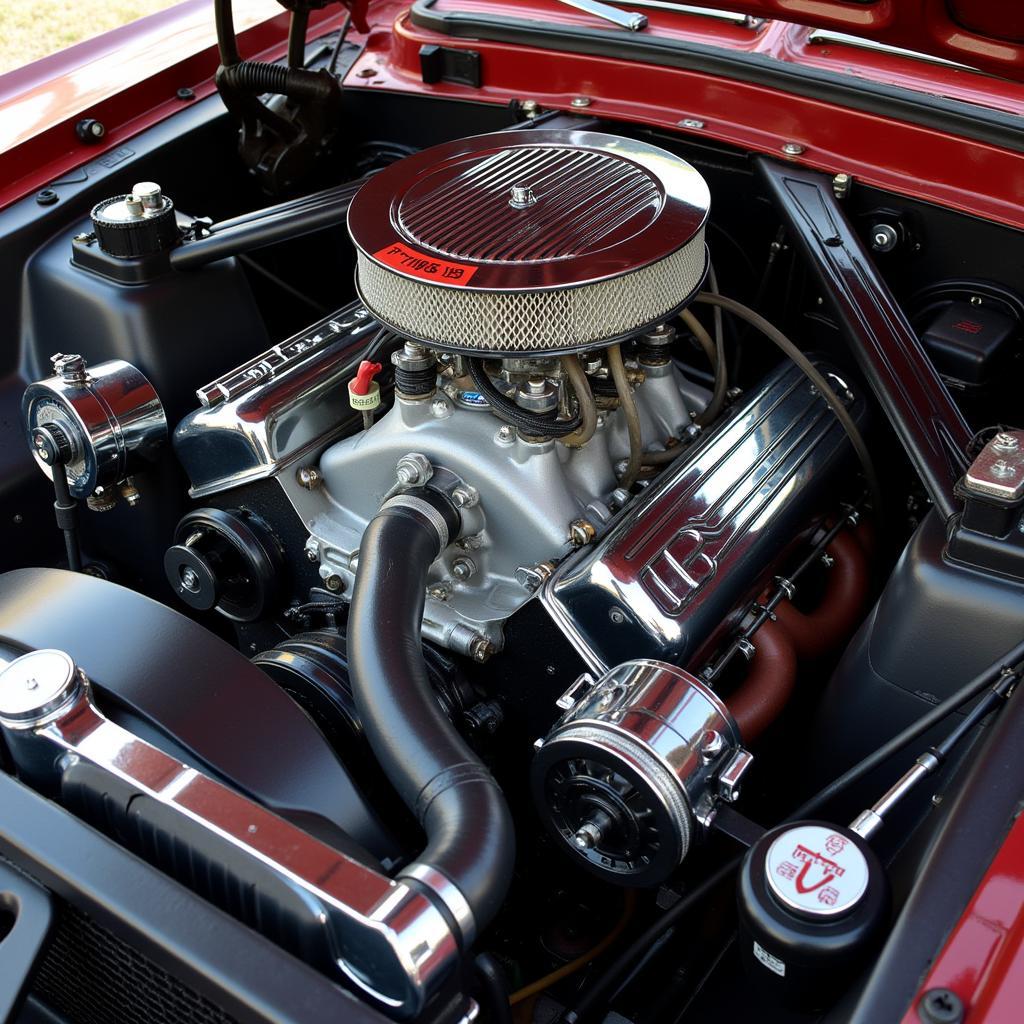 Motor des 67 Shelby GT500 Eleanor