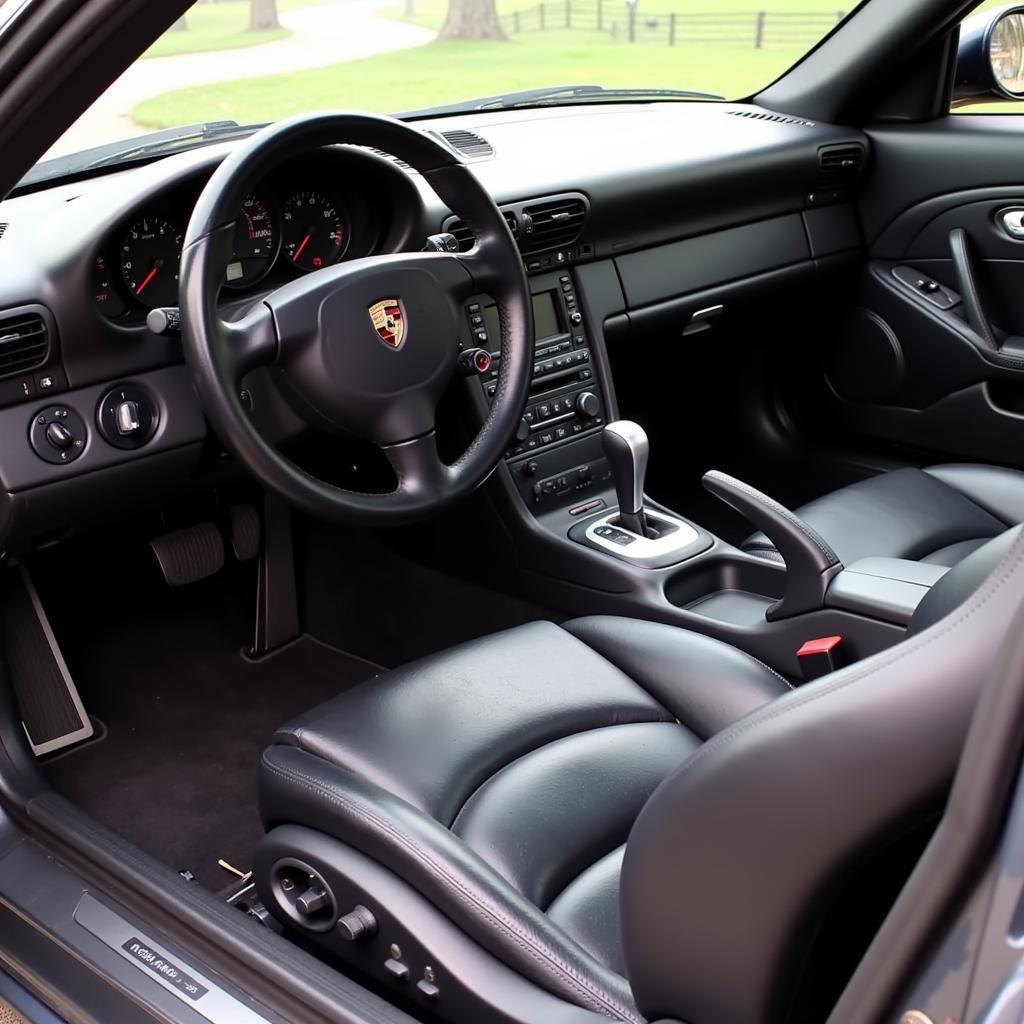 Luxuriöses Interieur und Ausstattung des Porsche 996 Carrera 4S