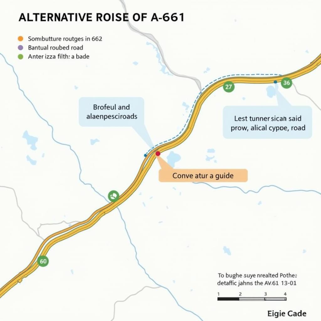 Alternative Routen zur A661 bei Stau