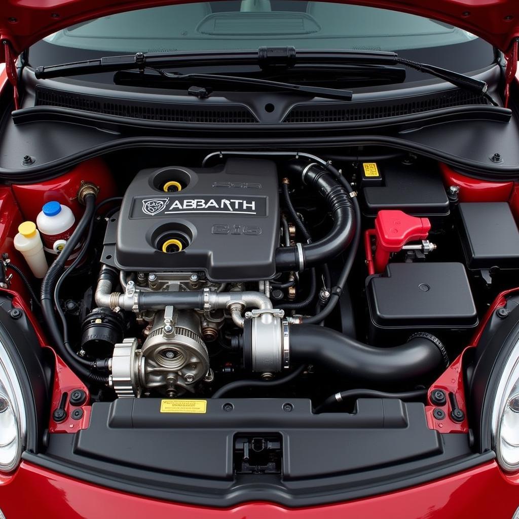 Motor des Abarth Grande Punto