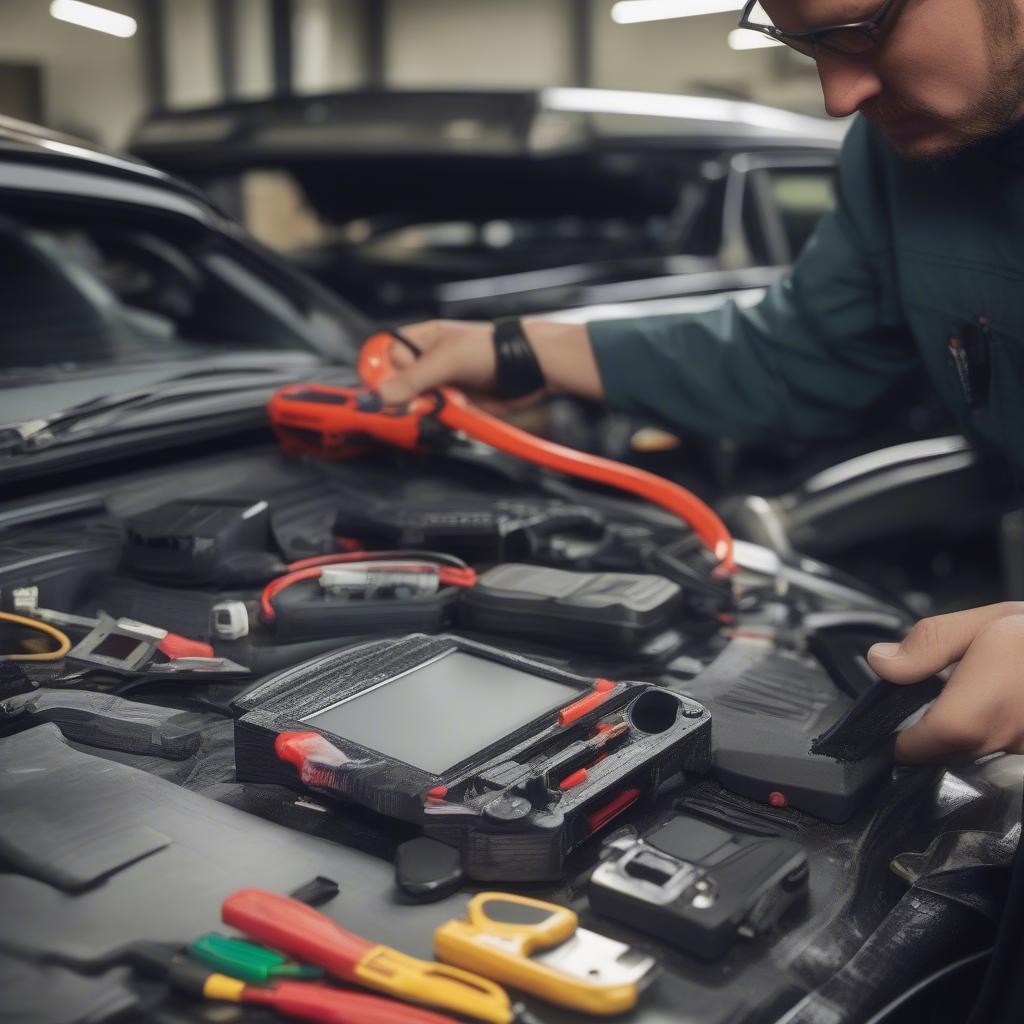 Anwendung SSD Stick in der Kfz-Werkstatt