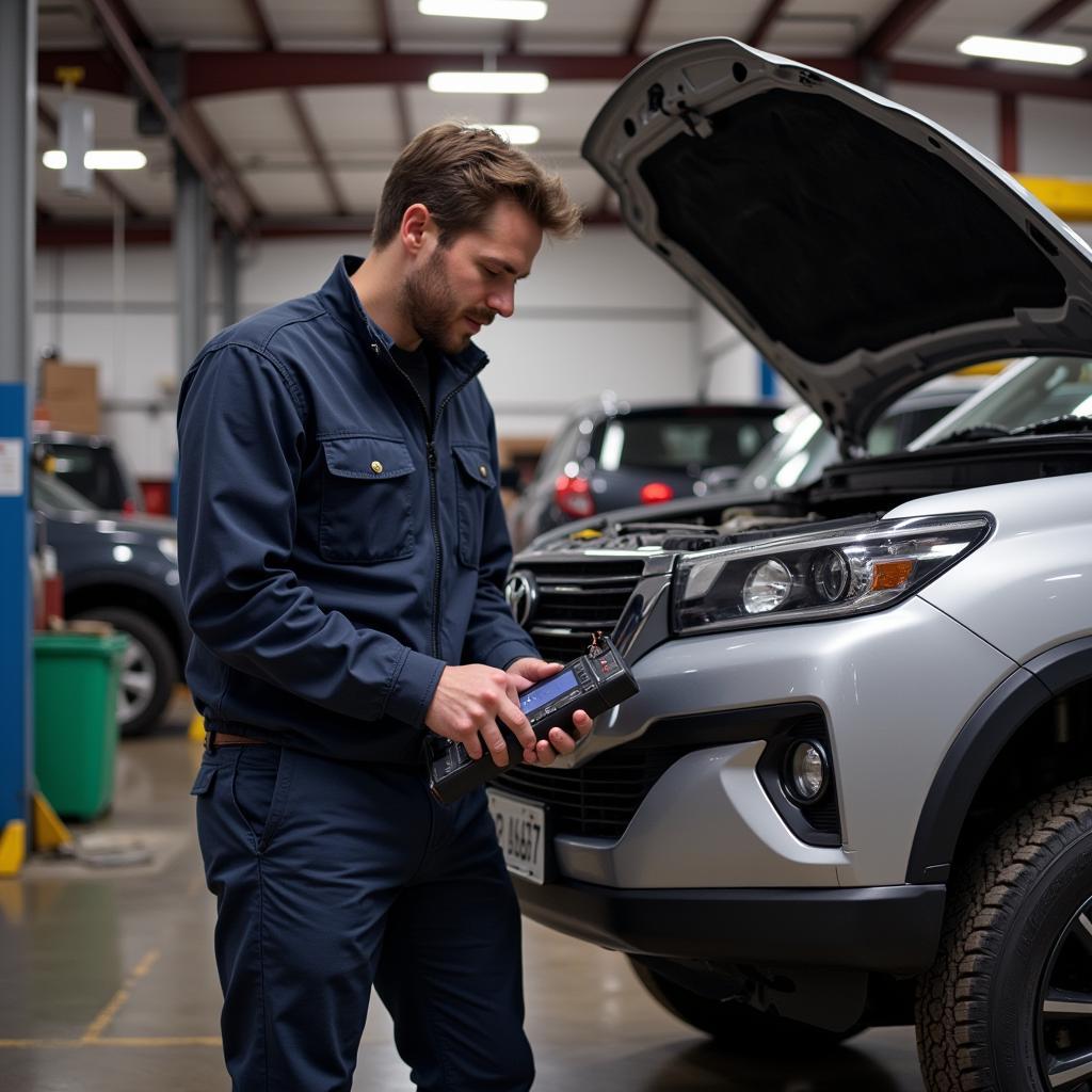 AOT-Scout im Werkstatteinsatz