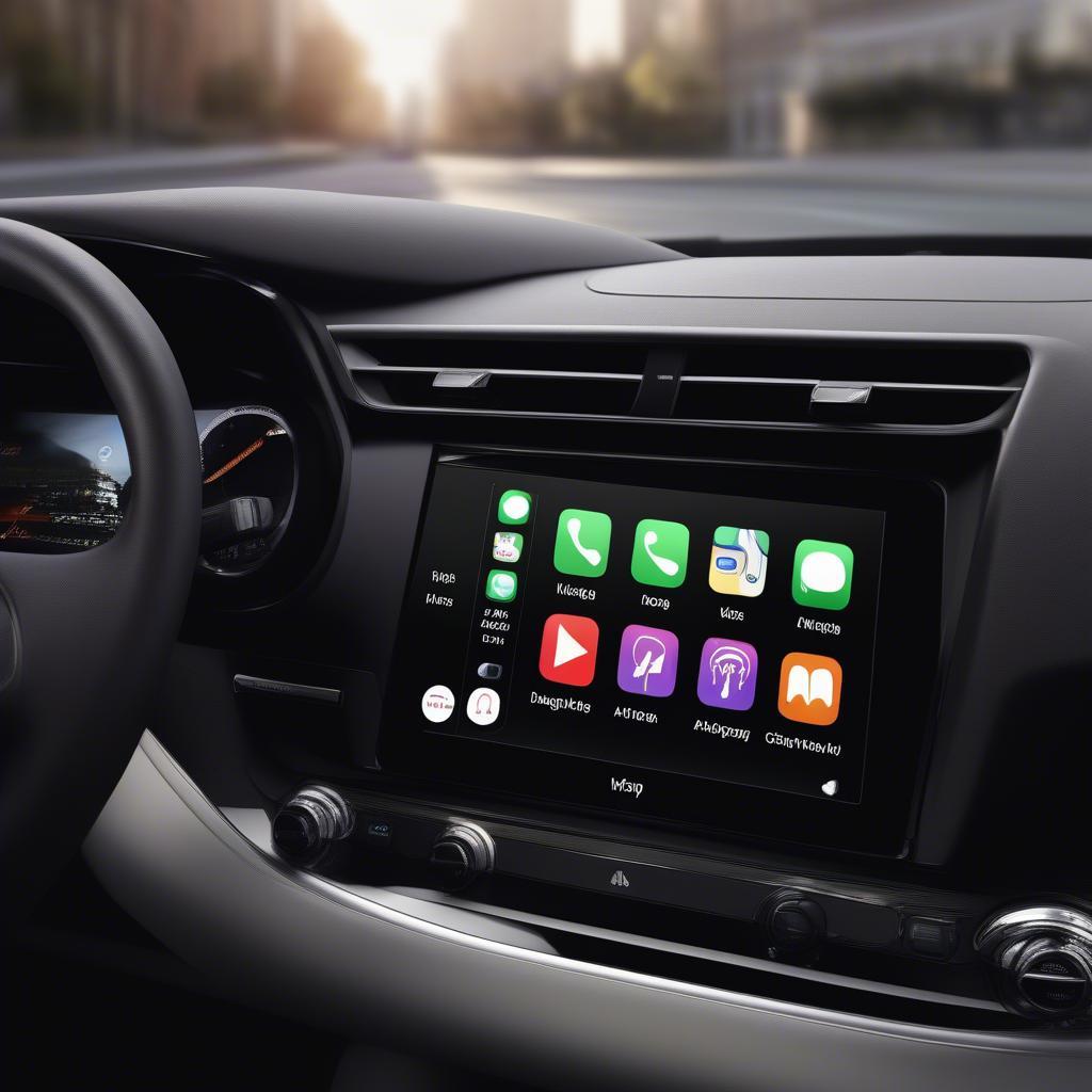 Nahtlose Integration von Apple CarPlay 2 im Fahrzeug.