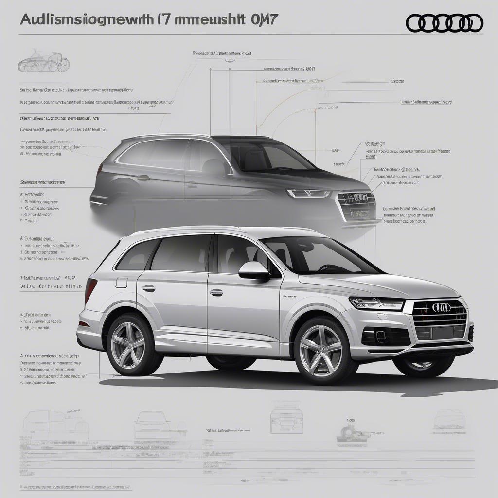 Audi Q7 4M Abmessungen: Detaillierte Übersicht