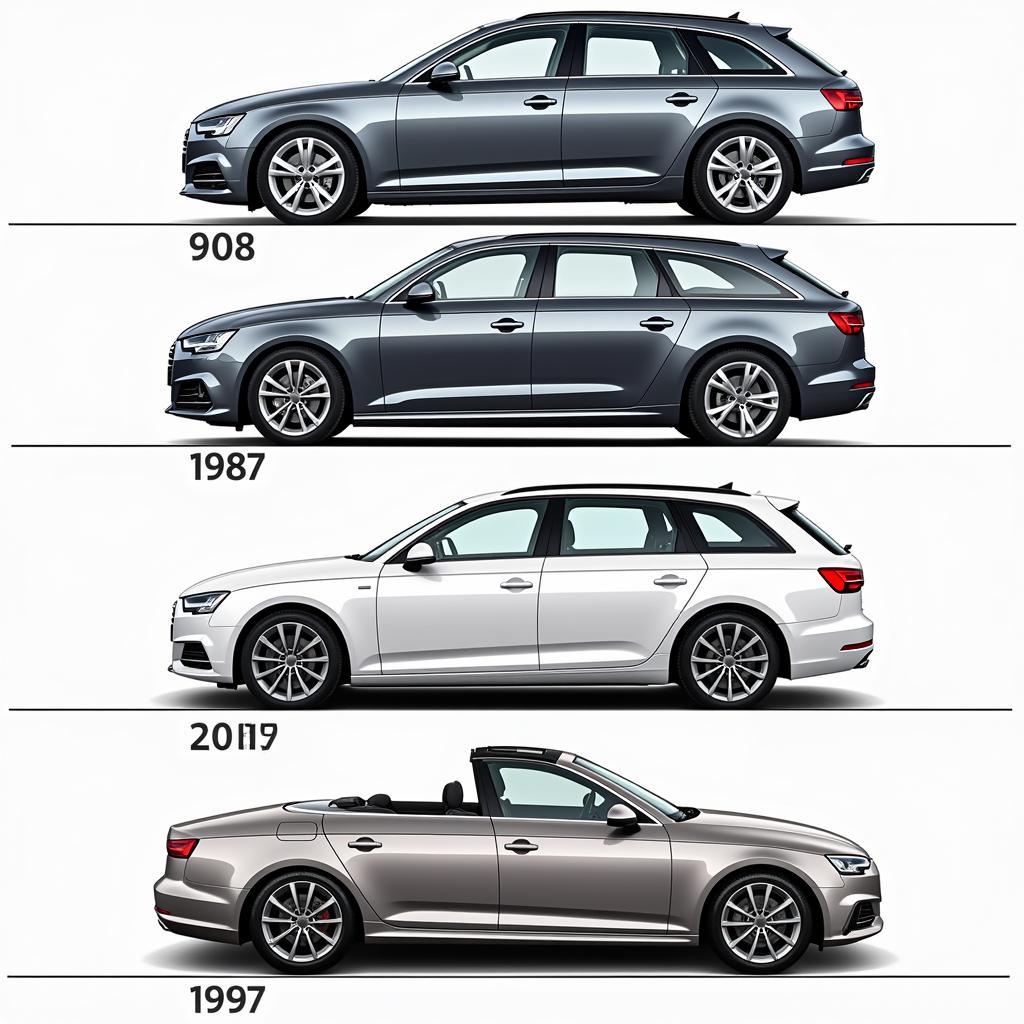 Audi S4 Avant Modelle im Vergleich