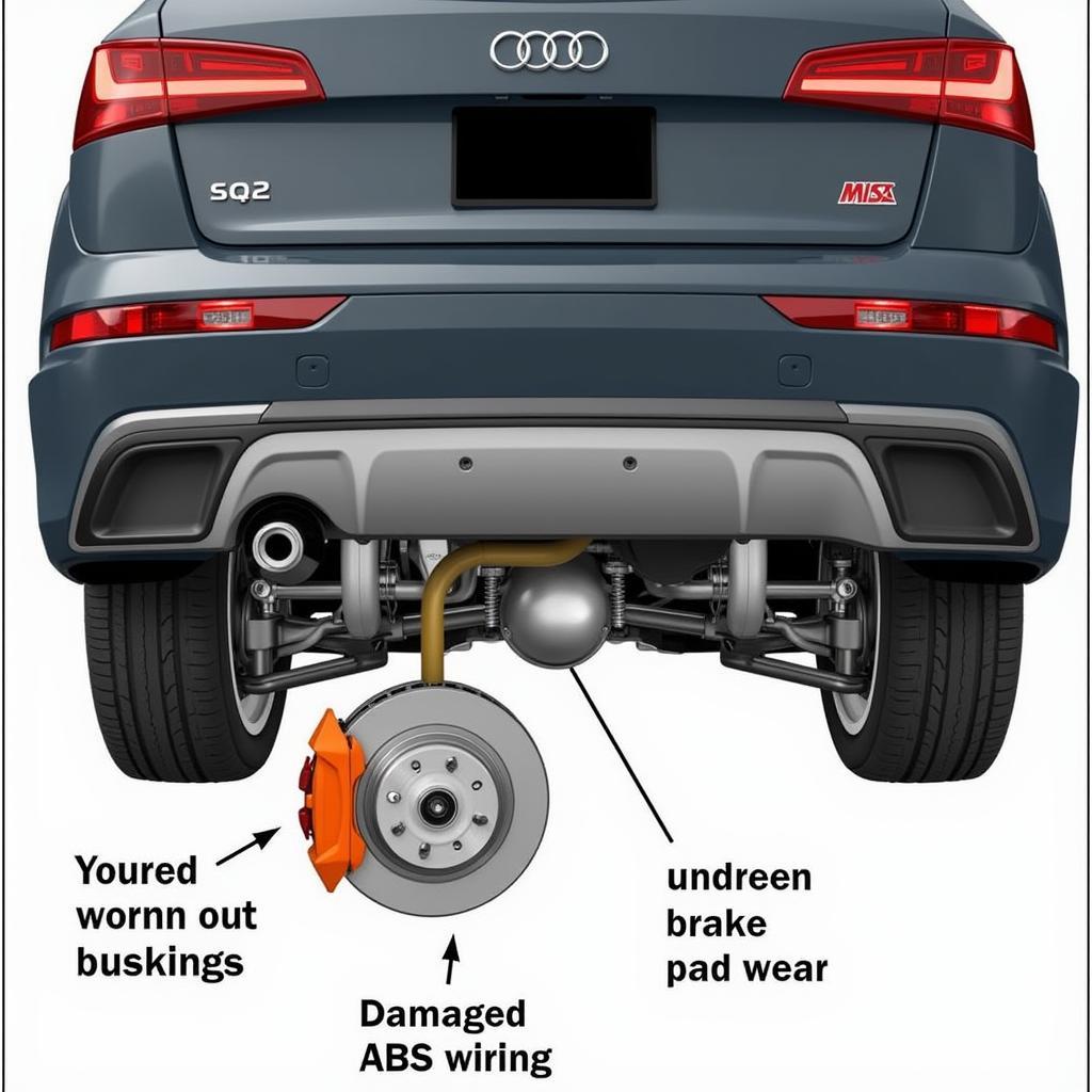 Audi SQ2 Fahrwerk und Bremsen Probleme: Geräusche, Verschleiß, ABS