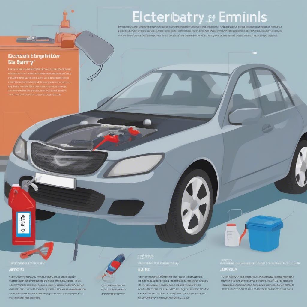 Regelmäßige Pflege der Autobatterie