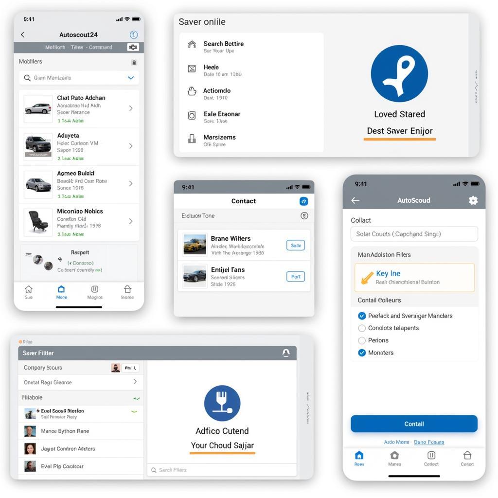 Autoscout24 Mobile App Funktionen