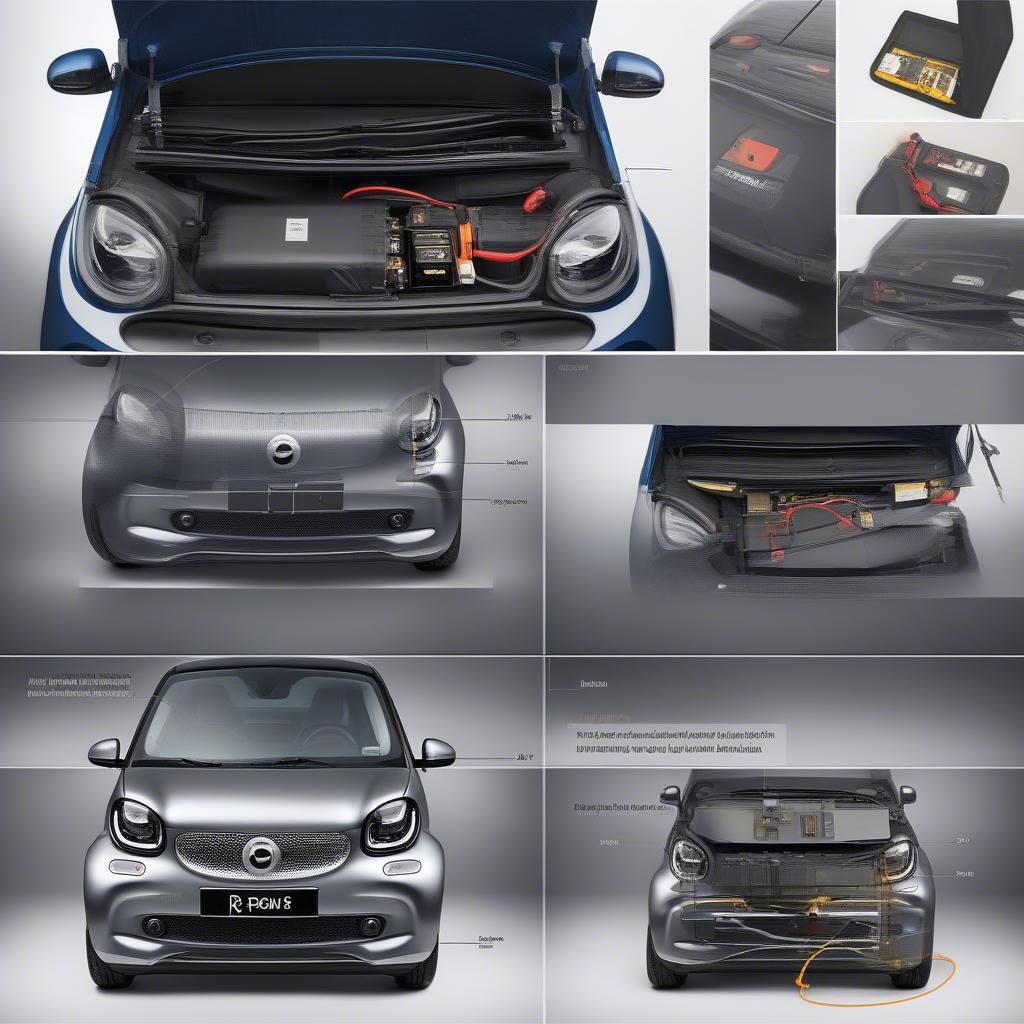 Einbau einer neuen Batterie im Smart Forfour