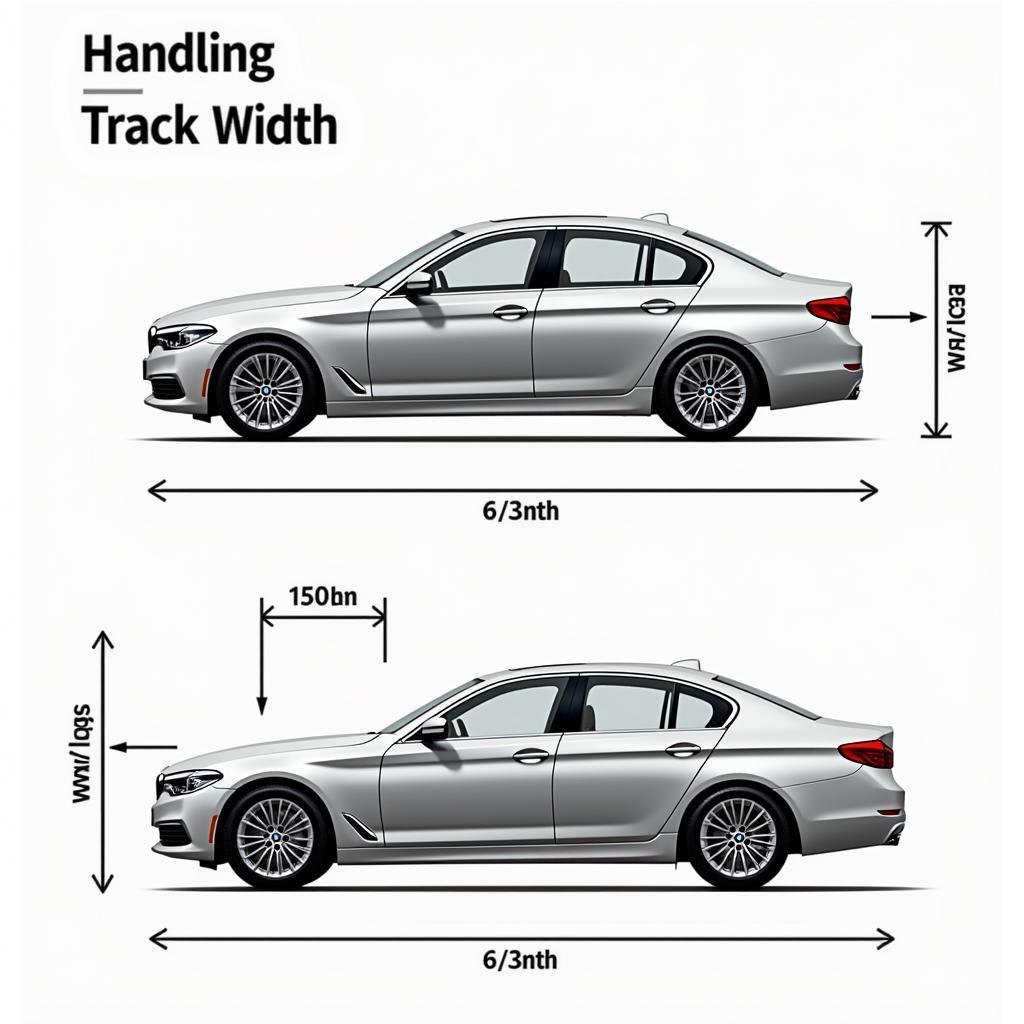 Einfluss der Breite und Spurweite auf das Fahrverhalten des BMW 5er