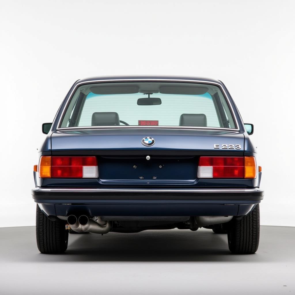 BMW E23 Heckansicht