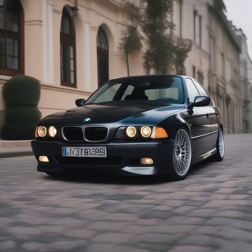 BMW E39 mit eleganten 18 Zoll Felgen