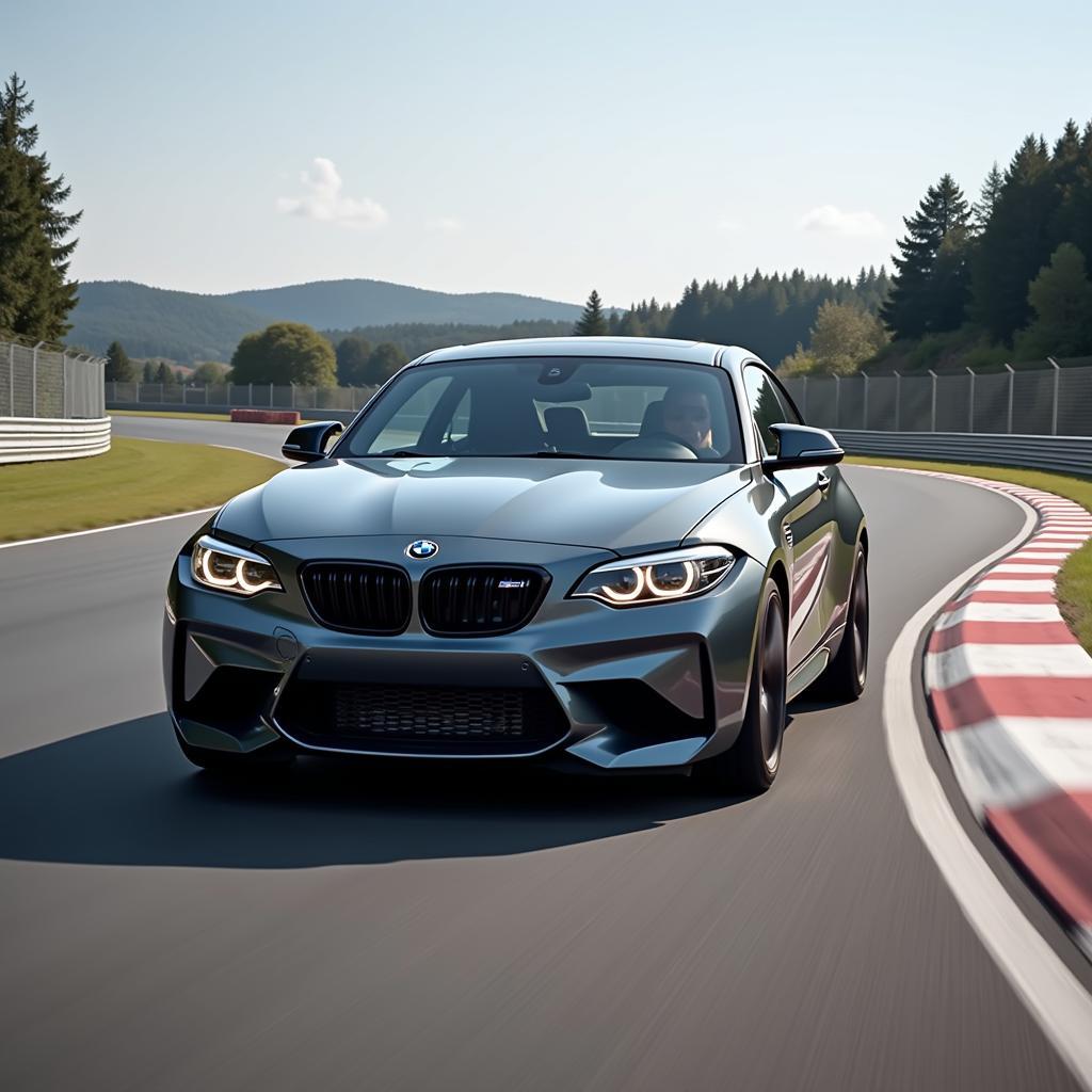 BMW M2 Coupé auf der Rennstrecke