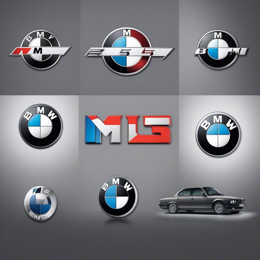 Die Evolution des BMW M5 Logos