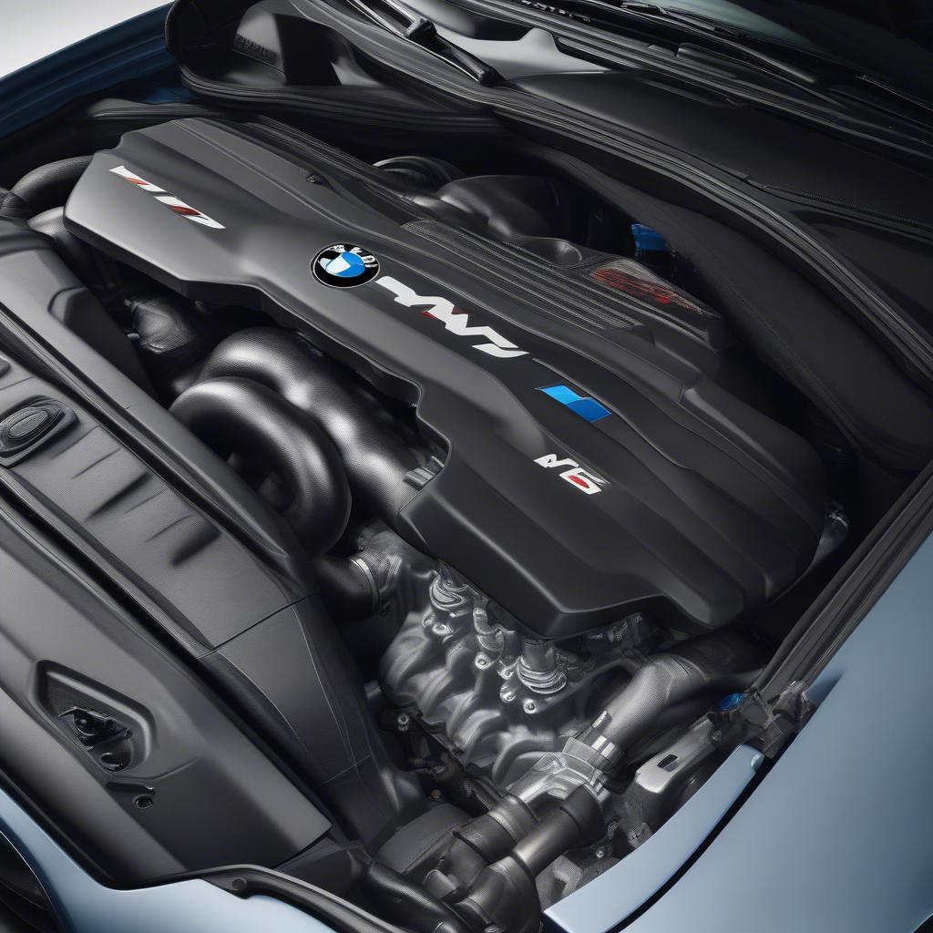 Detailansicht des BMW M5 Motors