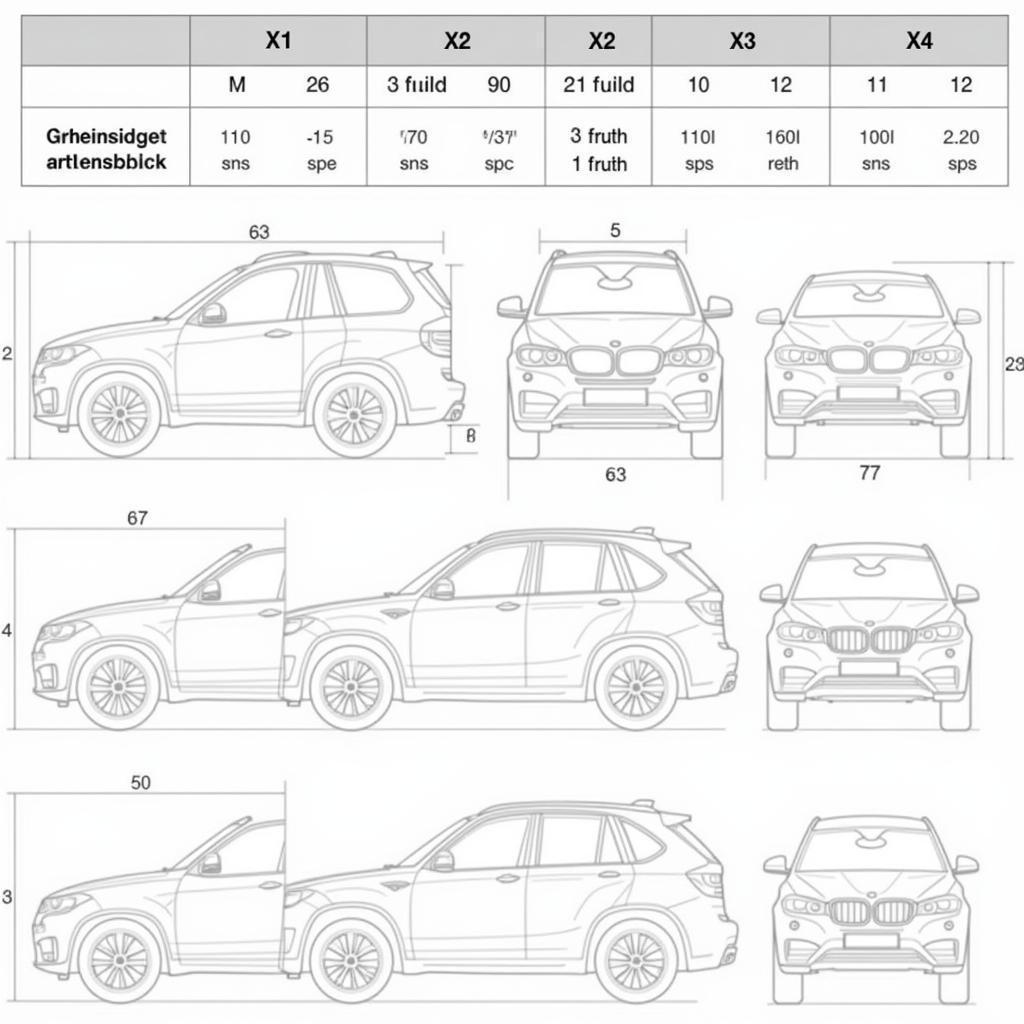 Vergleich der BMW X-Modelle