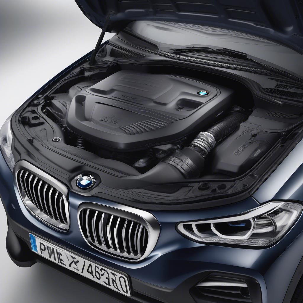 BMW X3 20i Motorraum