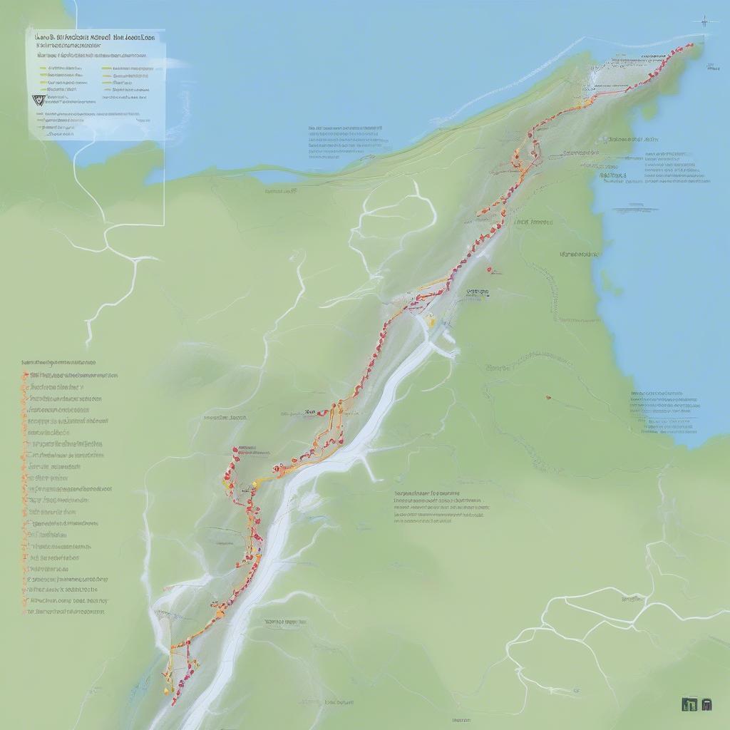 Radwegkarte am Bodensee zur Planung der Route