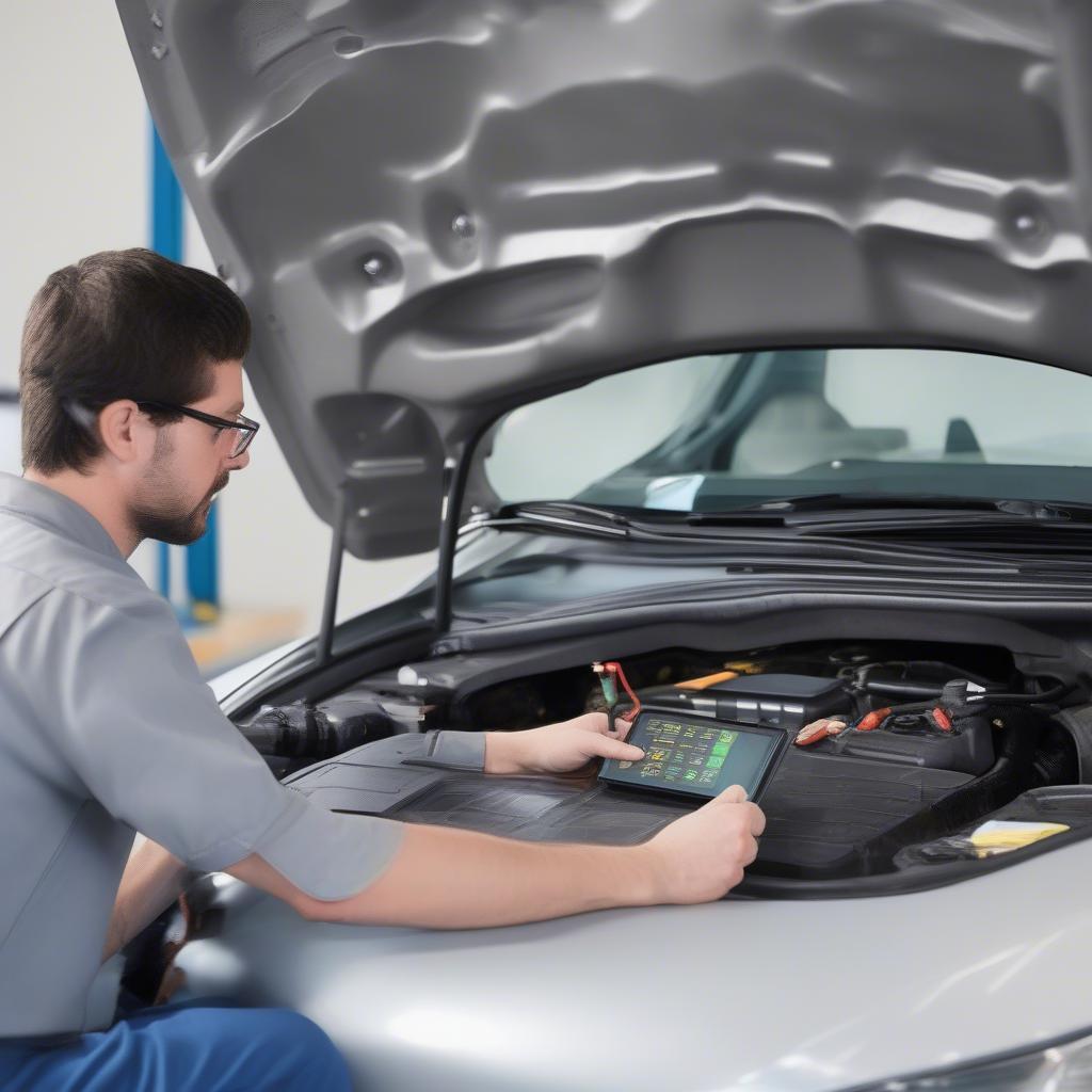 Anwendung des Boemerang bei der Motordiagnose