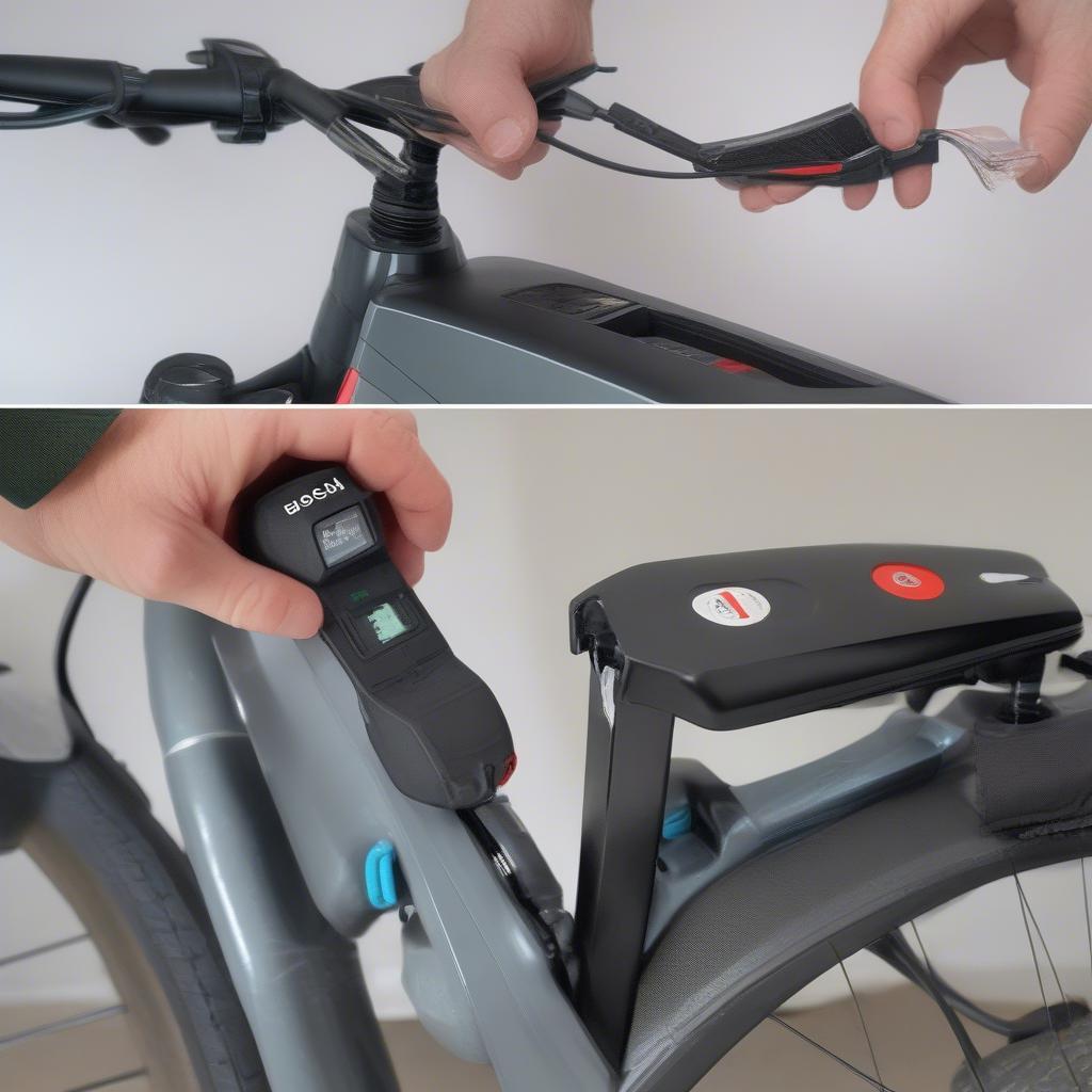 Bosch E-Bike Display Batterie entfernen