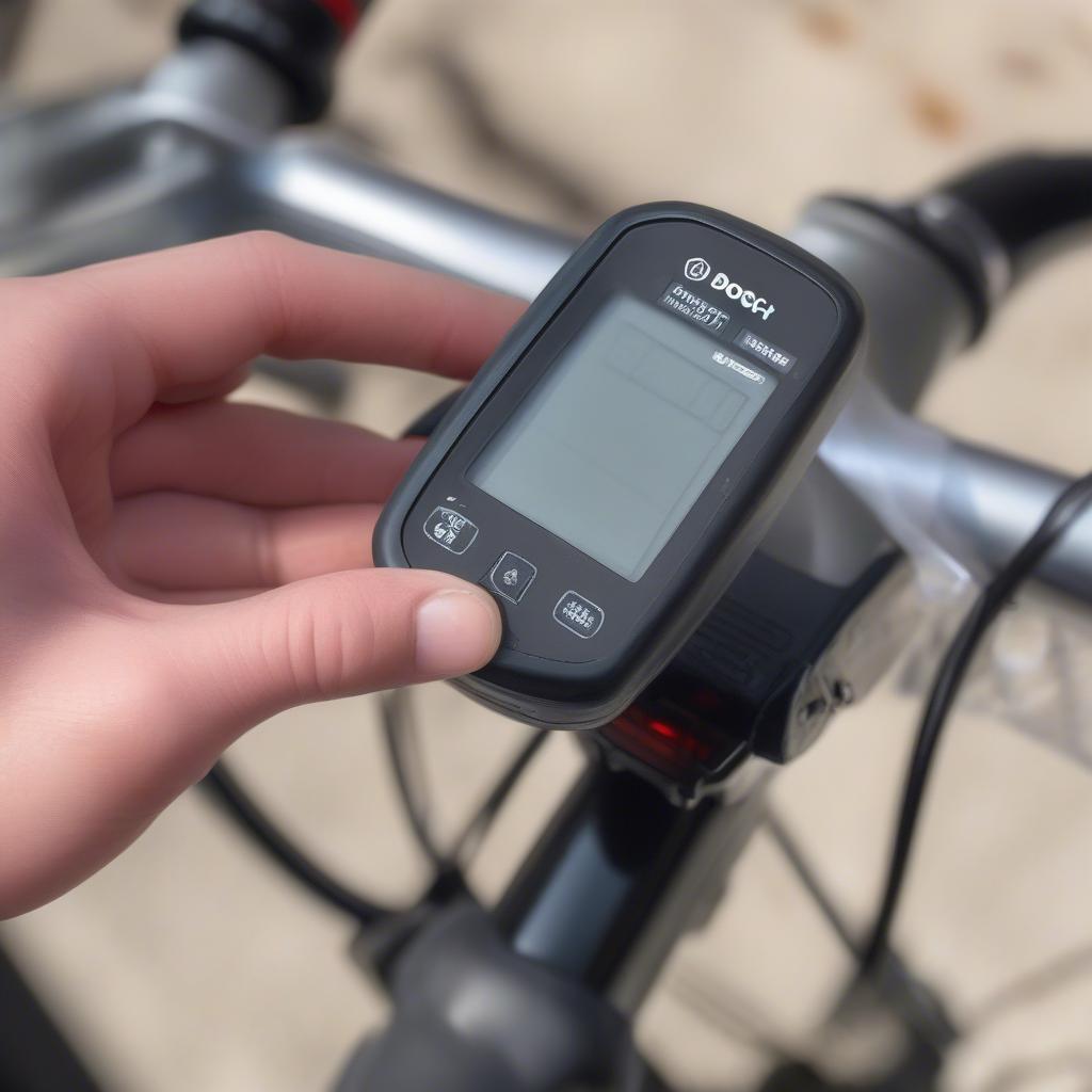 Bosch E-Bike Display neue Batterie einsetzen