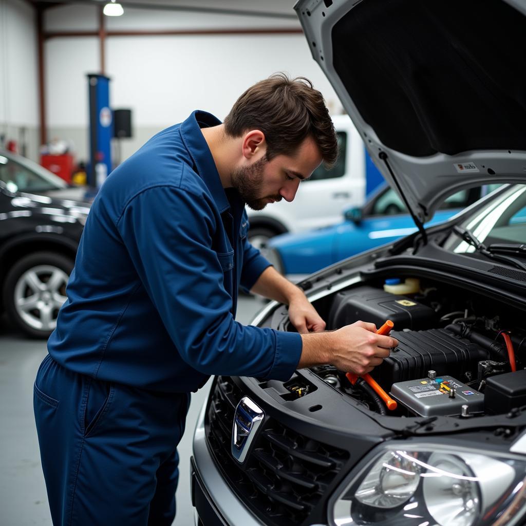 Dacia Werkstatt Reparatur und Inspektion