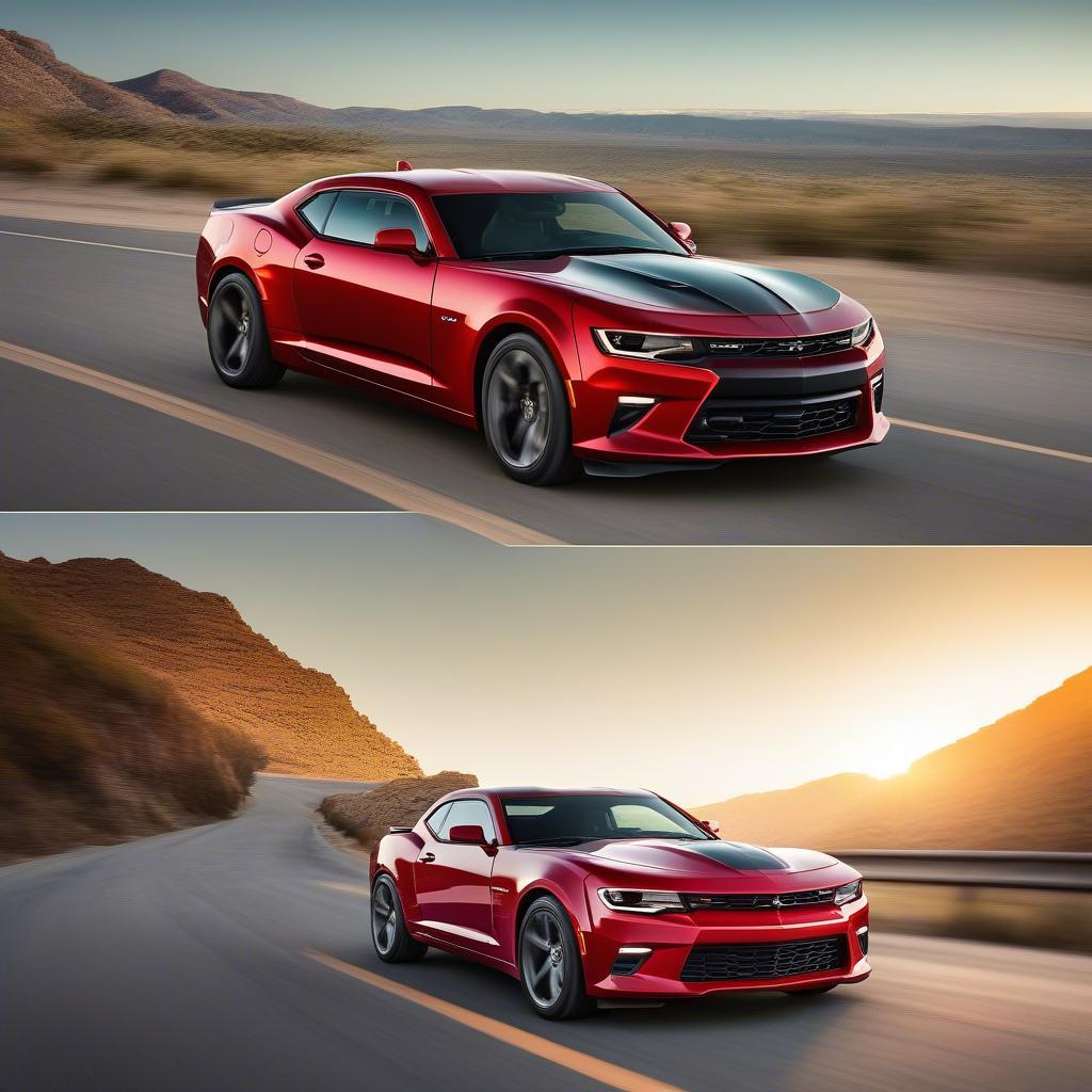 Dodge Camaro 2018 auf der Strasse