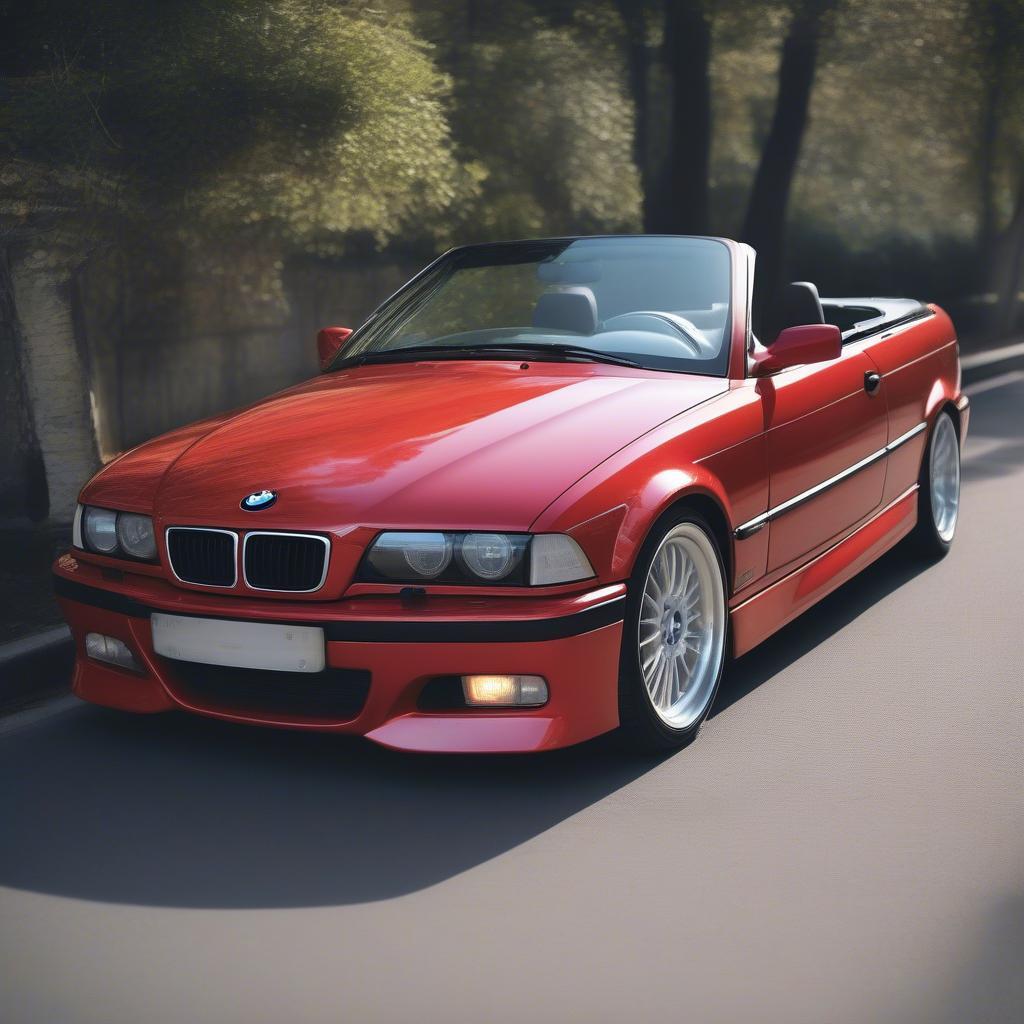 BMW E36 Cabrio mit M Paket: Außenansicht