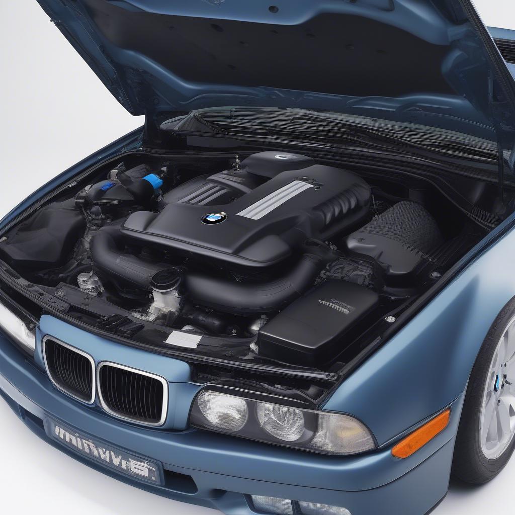 Motorraum des BMW E36 Cabrio M Paket