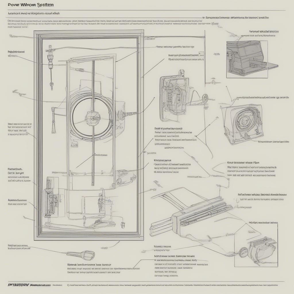 Aufbau eines elektrischen Fensterhebers