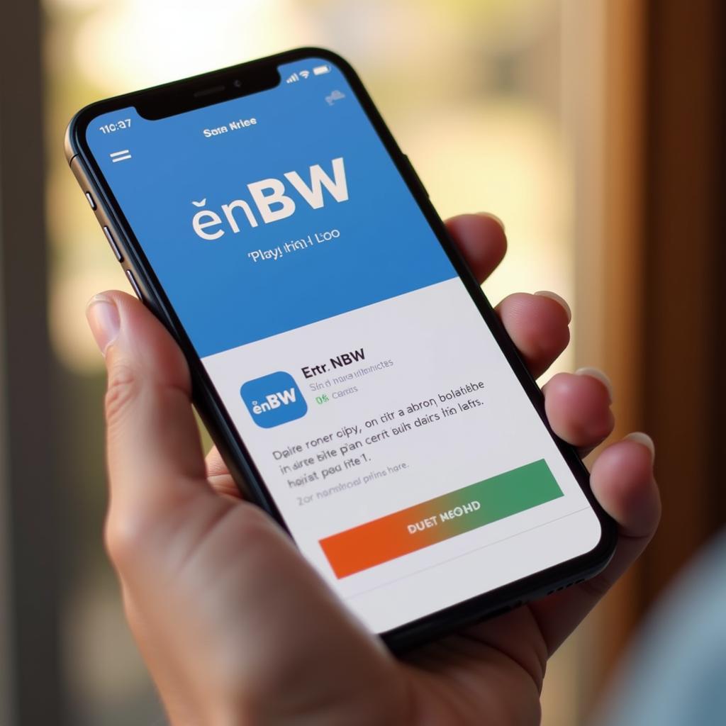 EnBW App herunterladen auf dem Smartphone