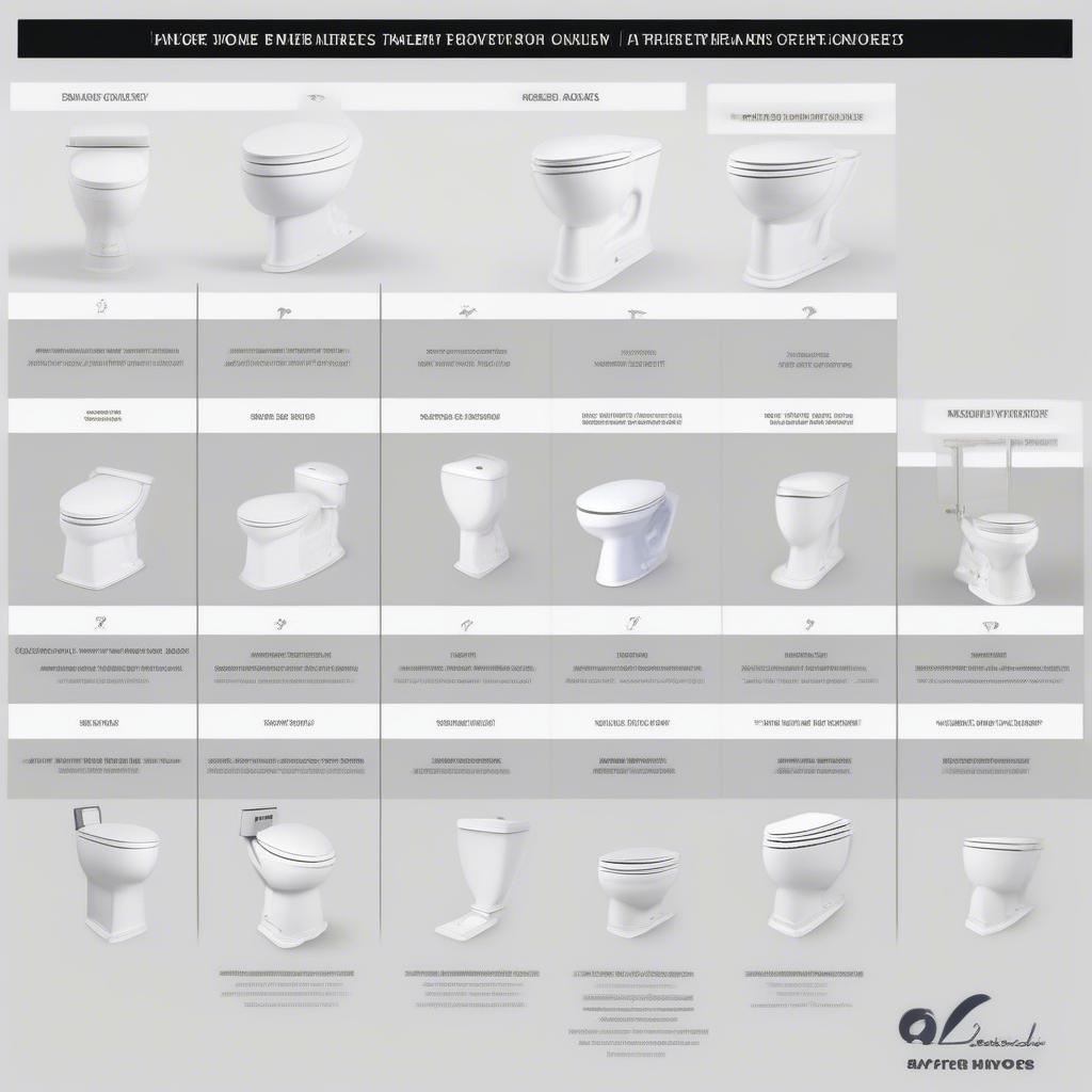 Vergleich verschiedener Enders Toilettenmodelle