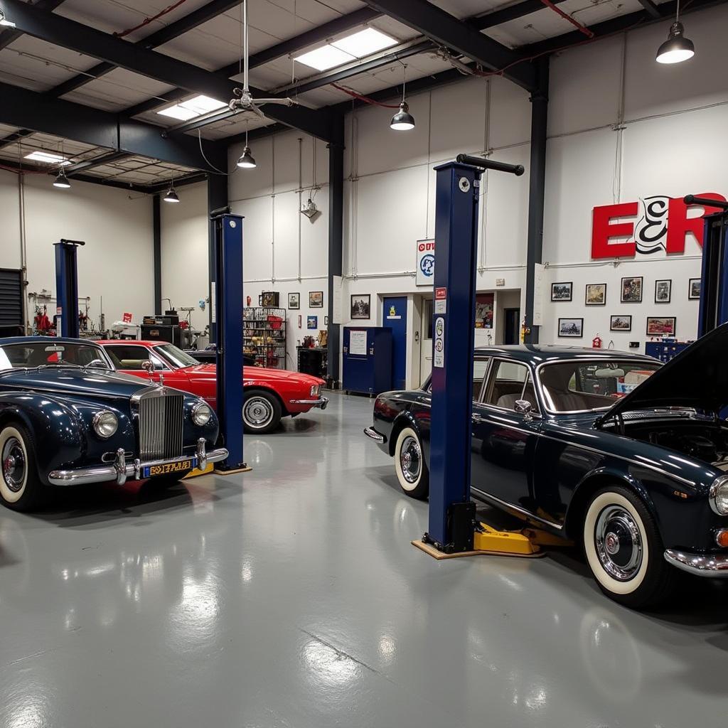 Werkstatt und Service bei E&R Classics