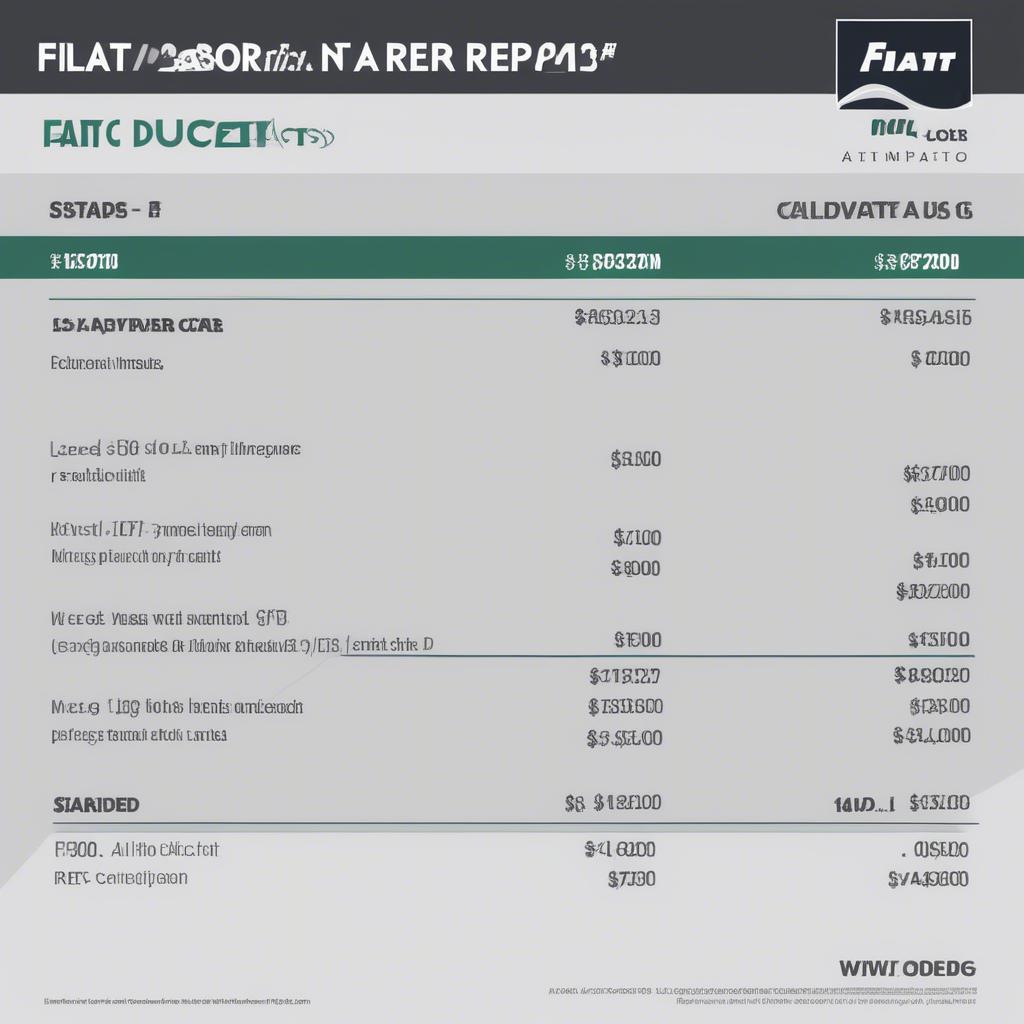 Kosten der Fiat Ducato Lichtmaschine Reparatur: Übersicht über die Kosten für Ersatzteile und Arbeitszeit in der Werkstatt.