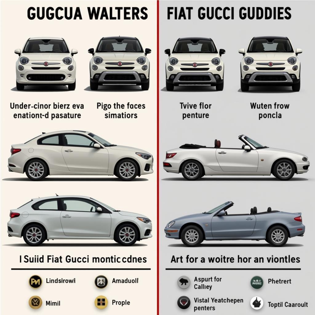 Fiat Gucci Modelle Vergleich