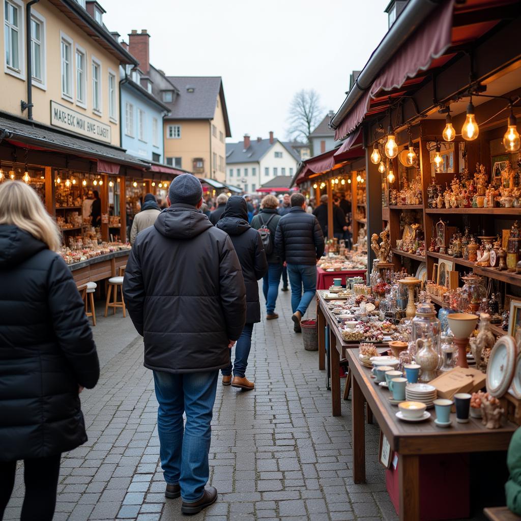 Atmosphäre Flohmarkt Gründau Lieblos