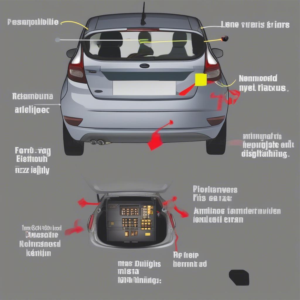 Ford Fiesta Sicherungskasten Abblendlicht