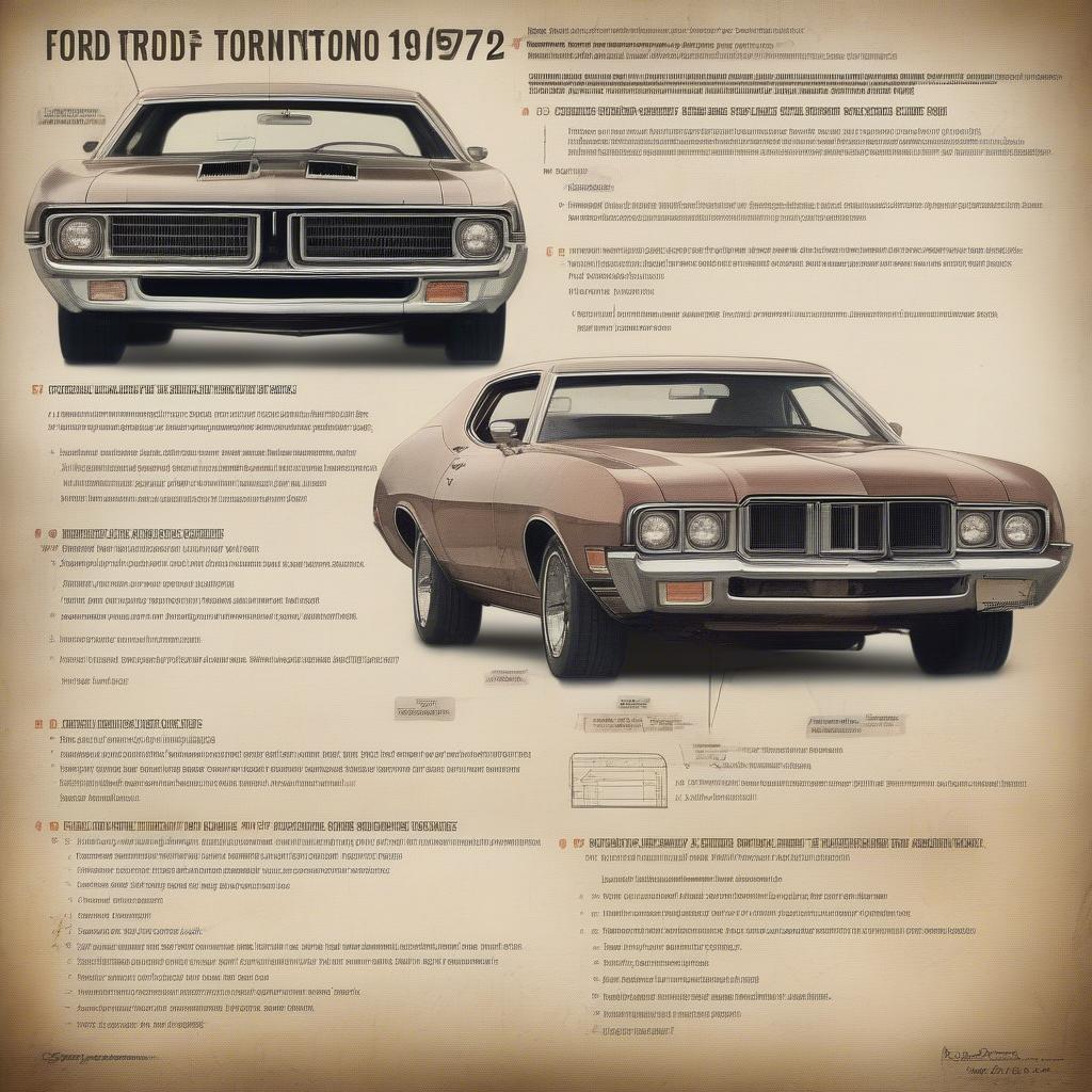 Checkliste für die Zustandsprüfung eines Ford Gran Torino 1972