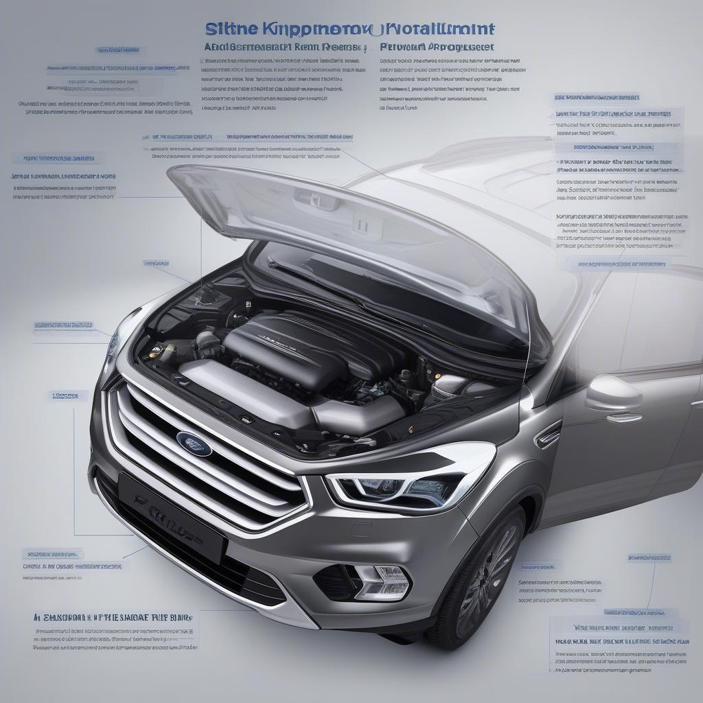 Ford Kuga 2018 ST-Line Motorraum