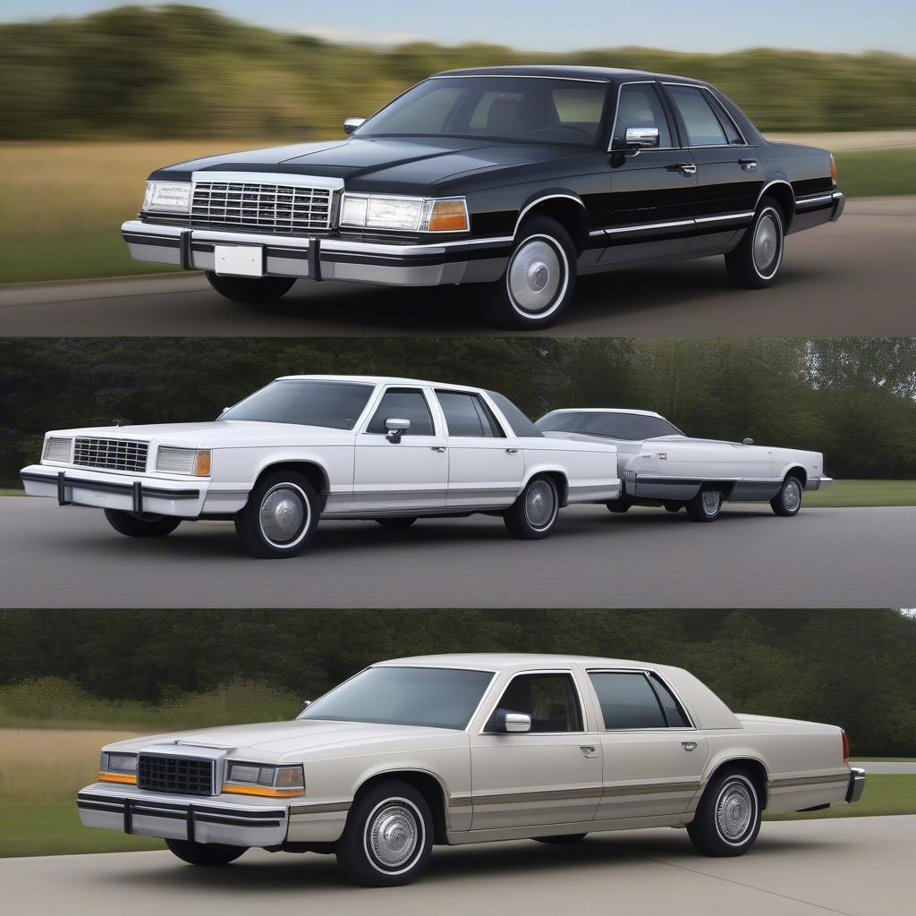 Die verschiedenen Generationen des Ford LTD Crown Victoria im Vergleich