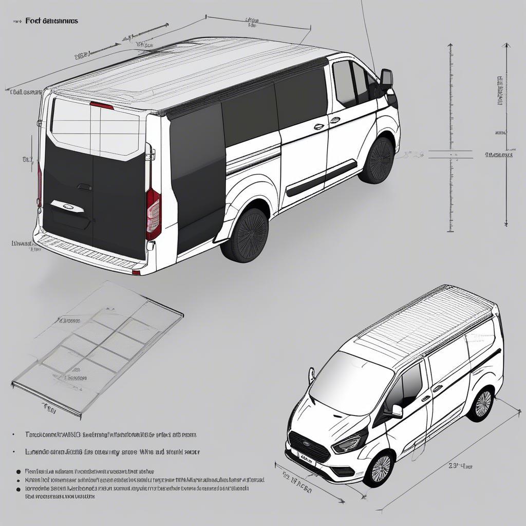 Ford Tourneo Custom L2 Abmessungen