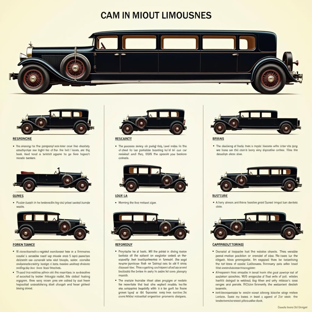 Frühe Limousinen-Modelle im Vergleich