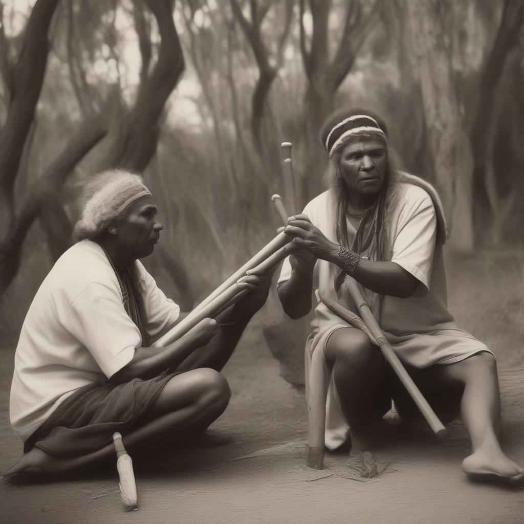 Die Geschichte des Didgeridoos und die Aborigines in Australien