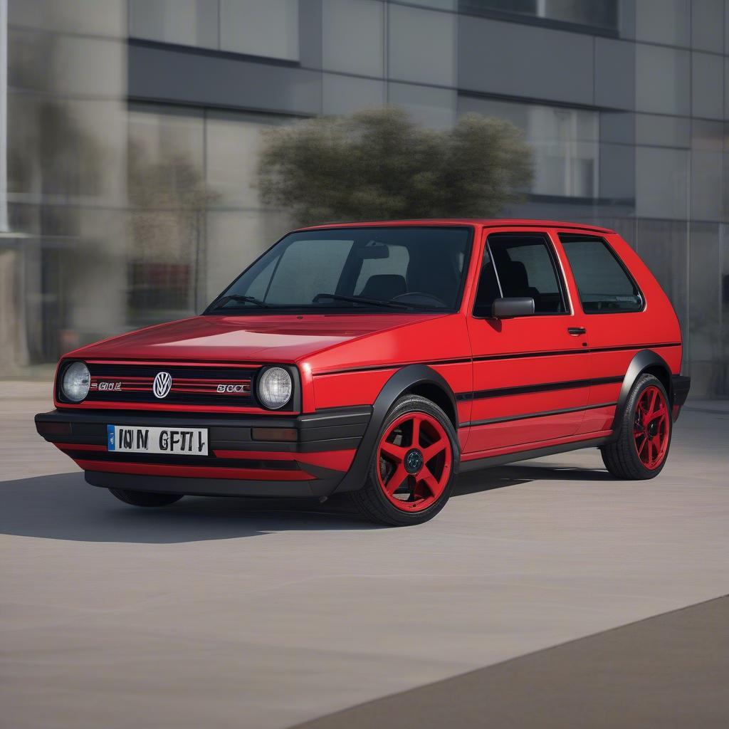 Golf 2 GTI Edition One Außenansicht