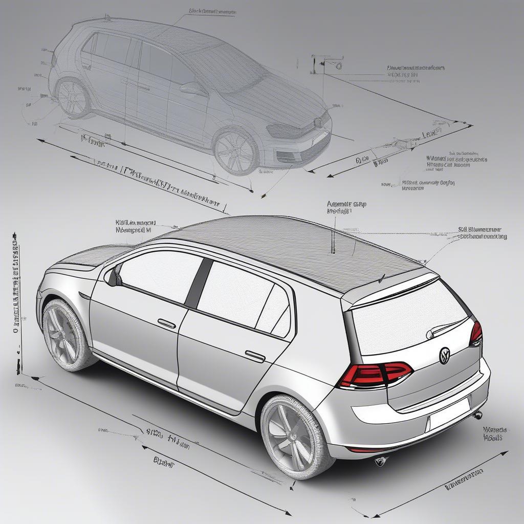 Serienmaße eines Golf 5