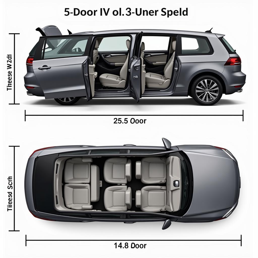 Golf IV 5-Türer Abmessungen