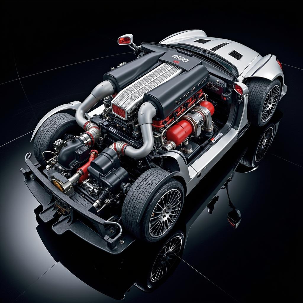 Motor des Mercedes-AMG GTC Roadster