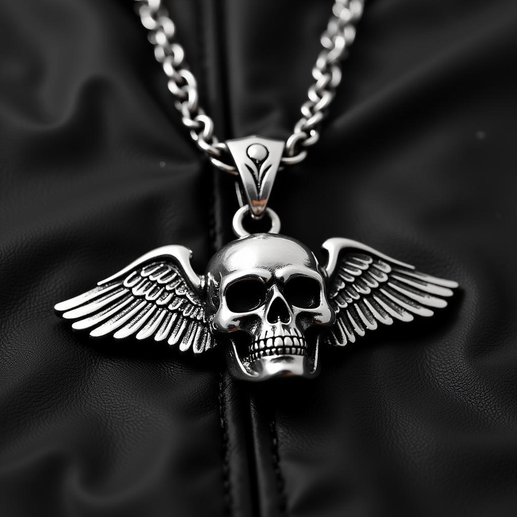 Hells Angels Kette mit Death Head Anhänger